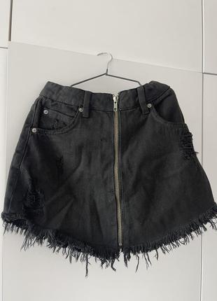 Джинсовая юбка bershka размер xs