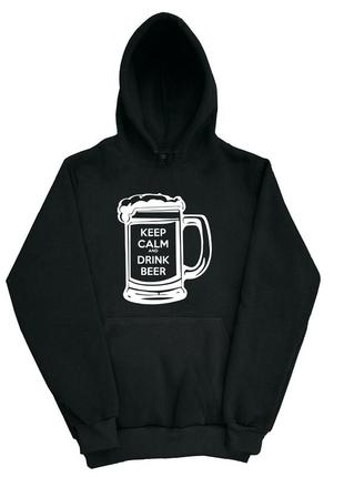 Толстовка худі з принтом пиво