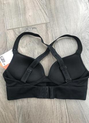 Бесшовный спортивный бюстгальтер пуш-ап h&m р. s