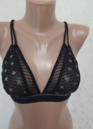 Топ лиф бра без косточек в звездочки