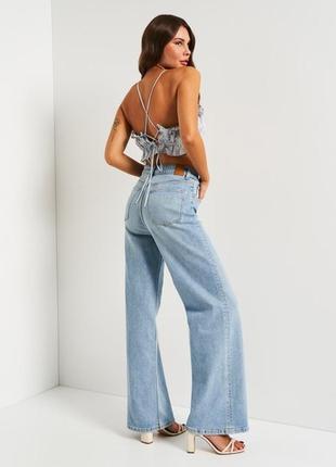 Льяний топ h&m
