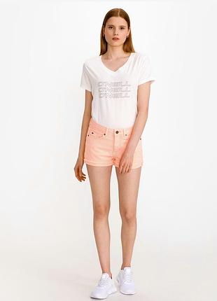 Персикові джинсові шорти o’neill