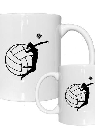 Чашка кружка волейбол. volleyball. спорт1 фото