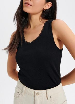 Майка в рубчик, s, от sinsay, польша