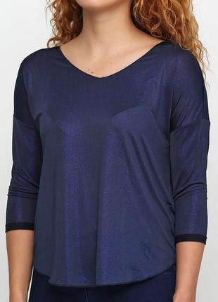 Блуза блузка лонгслів esmara з блискітками блиском напиленням