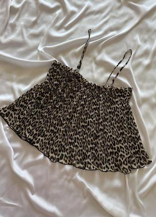 Топ леопардовий h&m