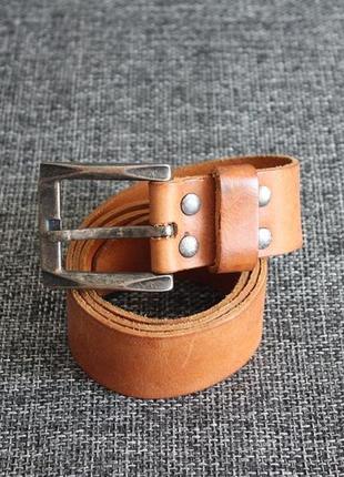 Ремень кожаный metzlederwaren оригинал made in holland/italy w35-40
