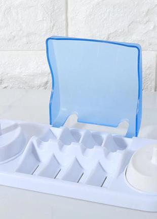 Підставка для 1 заряджання та 1 щітки та чотирьох насадок із кришечкою для зубної щітки braun oral b