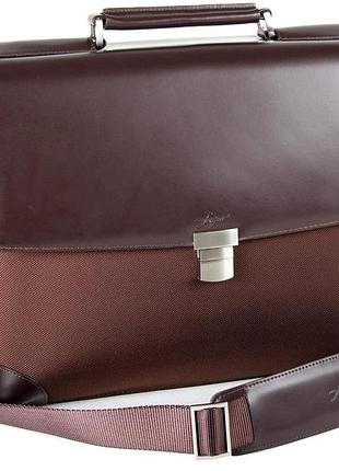 Класичний діловий портфель fouquet nbc-1002m коричневий