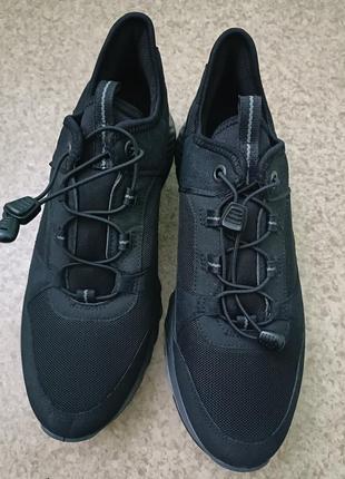 Кроссовки оригинальные ecco exostride на gore-tex черного модель унисекс