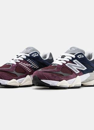 Кросівки new balance 9060 bordo blue