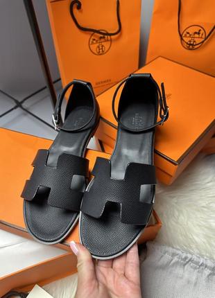 Сандалии босоножки в стиле hermes