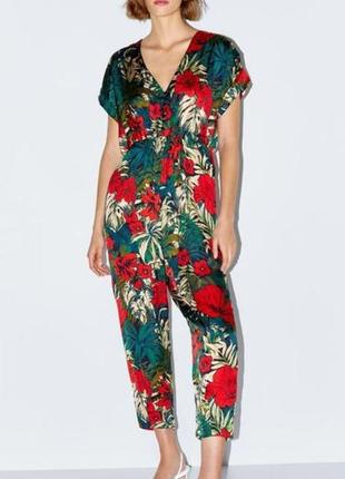 Сатиновий комбінезон zara