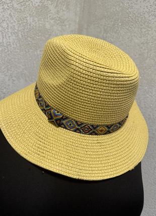 Капелюх від сонця, шляпа, панама пляжна