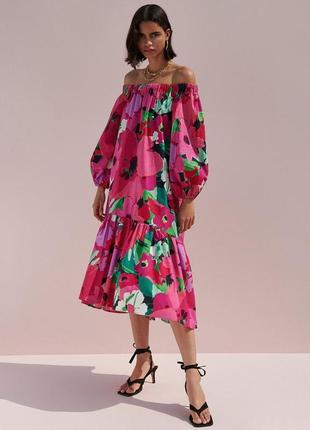 Платье в цветочный принт reserved