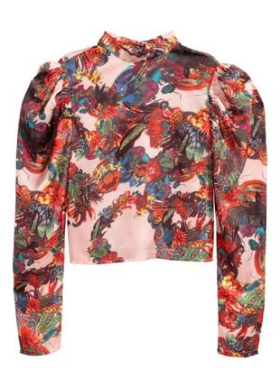 Укороченная блуза h&m