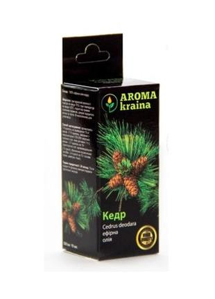 Эфирное масло кедра 10мл. aroma kraina bm