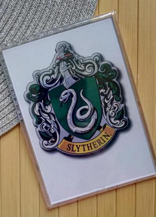 Магнит слизерин harry potter большой (13,5*9,5 см)