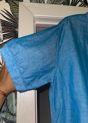 Брендова сорочка franco bettoni р 45/46 xl-3xlльон/бавовна