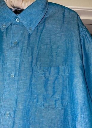 Брендова сорочка franco bettoni р 45/46 xl-3xlльон/бавовна