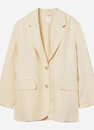 Пиджак из смешного льна от h&m👌