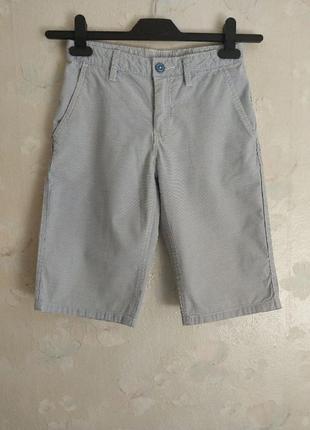 Шорты h&amp;m мальчику на 9-10роков, голубые в полоску, хлопок