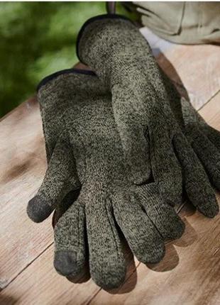 Сенсорные перчатки тёплые на флисе германия tchibo размер 7.5