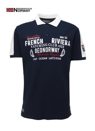 Чоловіча  поло футболка geographical norway оригінал [ xxl ]