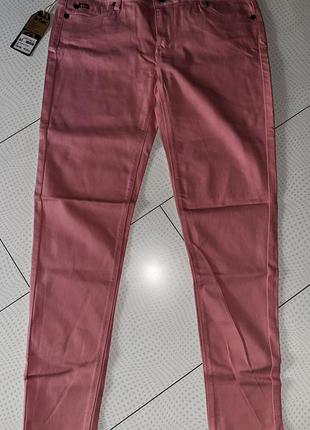 Джинсы скинни lee cooper, светло-розовые, размер евро 16