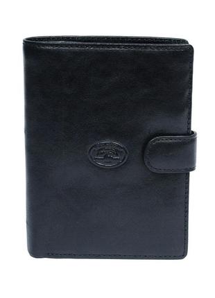 Шкіряне портмоне italico 2242 nero чорний