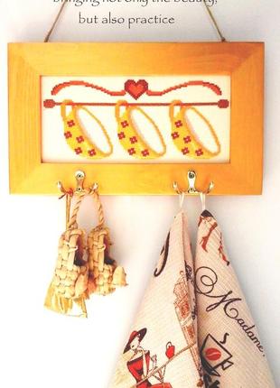 Оригинальный аксессуар для кухни. вешалка для полотенец. подарок женщине. подарок на новоселье.