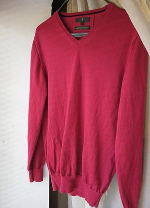 Светр малиновий 100% merino wool