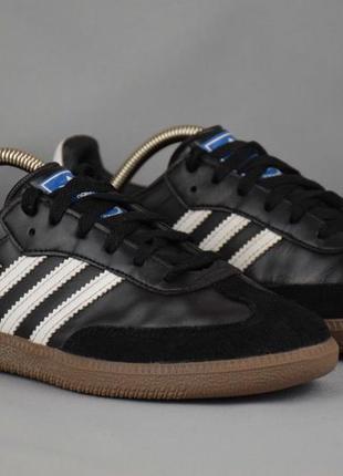 Adidas samba кросівки шкіряні замшеві. індонезія. оригінал. 38-39 р./24 см.
