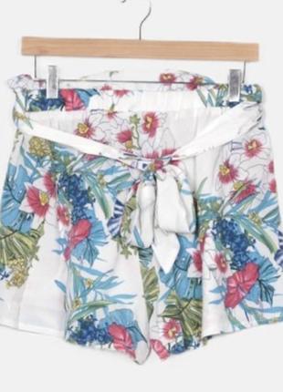 ❤️креп-шифоновые яркие шорты jeuvre размер хл❤️