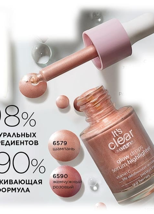 Cыворотка-хайлайтер glow drops (6579, 6590)
