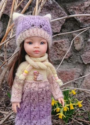 Комплект одягу "холодна весна" на ляльку  paola reina (паола рейна)2 фото