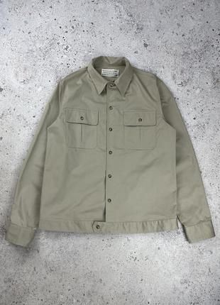 Beacoup beige men’s solid overshirt овершит оригинал, universal works x issey miyake