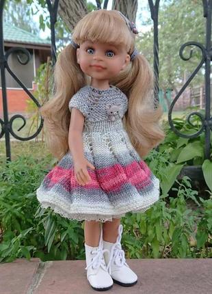 Сукня "веселе мишеня" на ляльку паола рейна3 фото
