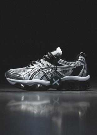 Мужские кроссовки asics gel-quantum kinetic silver black 40-41-42-43-44-45