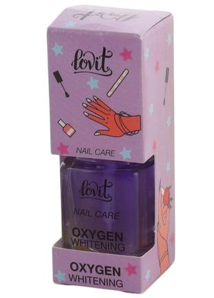 Лак для ногтей уходовый lovit oxygen whitening 11 мл
