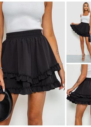 Спідниця однотонна коротка