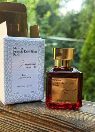 Maison francis kurkdjian baccarat rouge 540 extrait de parfum 70ml тестер
