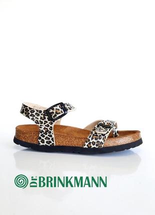 Dr. brinkmann дитячі сандалі в леопардовий принт оригінал!1 фото