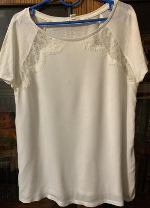 Футболка з кружевом
