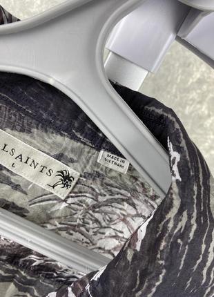 Мужская легкая гавайская лиоцелл рубашка allsaints castaway