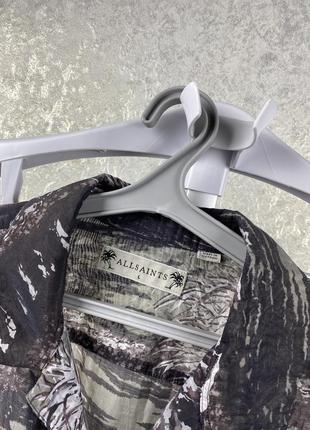 Мужская легкая гавайская лиоцелл рубашка allsaints castaway