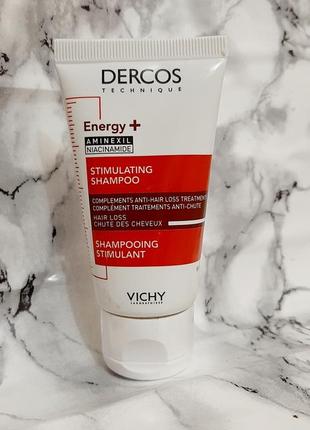 Тонизирующий шампунь для борьбы с выпадением волос
vichy dercos