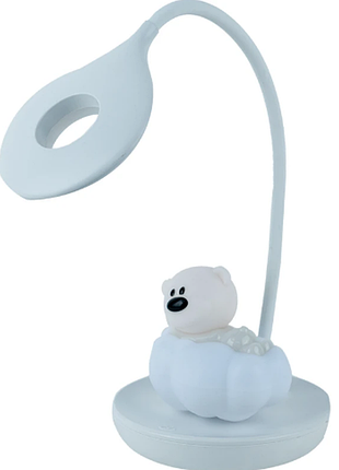 Kite настольная лампа led с аккумулятором белый k24-493-2-1 cloudy bear