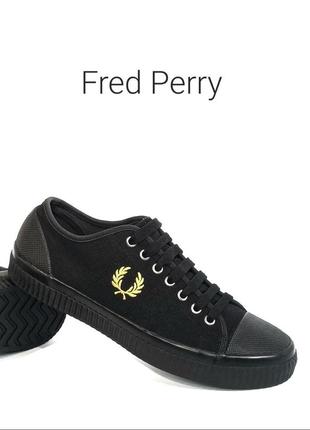 Кеди fred perry hughes low 'black оригінал