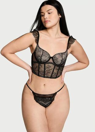 Шикарный кружевной комплект белья victoria's secret
